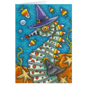 CANDY CORN SEAHORSE, SOUS LA CARTE SEA HALLOWEEN