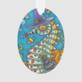 CANDY CORN SEAHORSE WITCH, SOUS LA MER HALLOWEEN (devant)