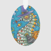CANDY CORN SEAHORSE WITCH, SOUS LA MER HALLOWEEN (dos)