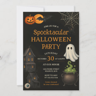 Candy Corn Spooktacular Halloween Invitation du pa