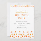 Candy Corn Spooktacular Halloween Party Invitation (Devant)