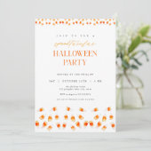 Candy Corn Spooktacular Halloween Party Invitation (Debout devant)