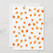 Candy Corn Spooktacular Halloween Party Invitation (Dos)