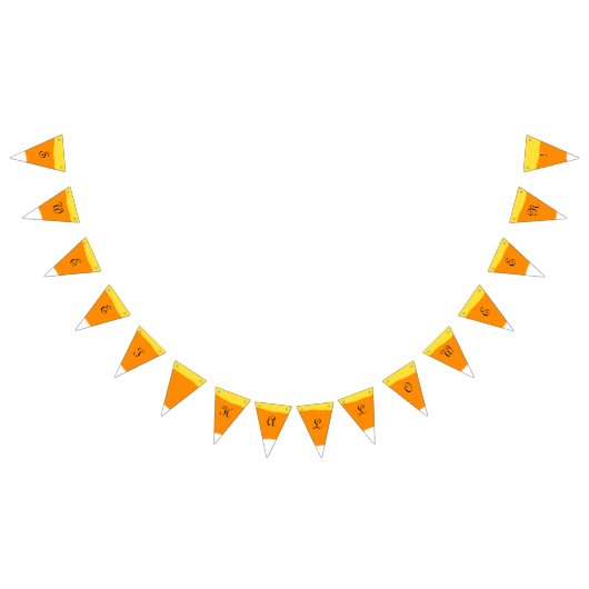 Candy Corn Sweet Halloween - Bunting Flags Vlaggetjes (Alle)