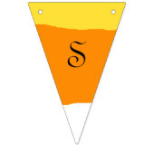 Candy Corn Sweet Halloween - Bunting Flags Vlaggetjes (Eerste vlag)