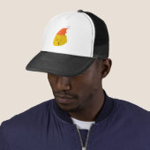 Candy Corn Trucker Pet (In situ)
