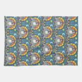 CANDY CORN TURKEY, SERVIETTE DE CUISINE EN OISEAU (Horizontal)