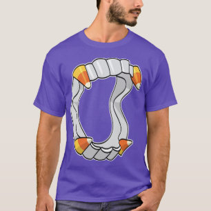 Candy Corn Vampire Fangs 2 T-shirt