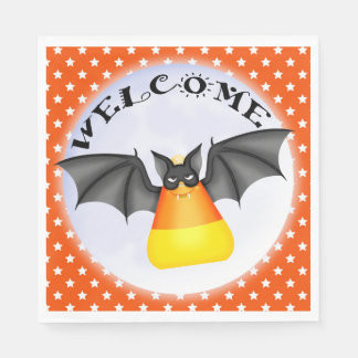 Candy Corn Vampire Halloween Servet