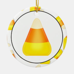 Candy Corn-versiering Keramisch Ornament