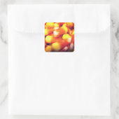 Candy Corn Vierkante Sticker (Tas)