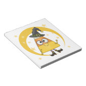 Candy Corn Witch Halloween Notitieblok (Schuin)