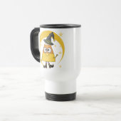 Candy Corn Witch Halloween Reisbeker (Voorkant links)