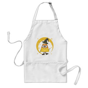 Candy Corn Witch Halloween Standaard Schort