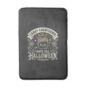 Candy Countdown Halloween Vector Ontwerp Badmat (Voorkant Verticaal)