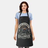 Candy Countdown Halloween Vector Ontwerp Schort (Gedragen)