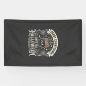 Candy Countdown Halloween Vector Ontwerp Spandoek (Horizontaal)