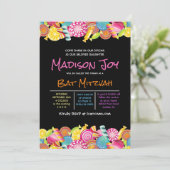 CANDY COUTURE Invitation de Bat Mitzvah rose (Debout devant)