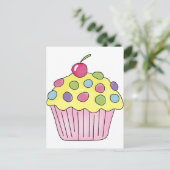 Candy Cupcakes Briefkaart (Staand voorkant)