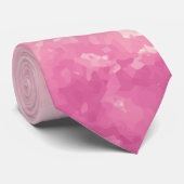 Candy en coton rose Aquarelle cravate (Roulé)