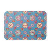Candy en taarten blauw badmat (Voorkant)