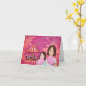 Candy Floss Skies - Carte de voeux (Fleur jaune)