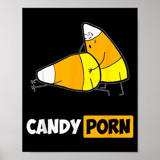Candy Funny Halloween Men Gift Poster (Voorkant)