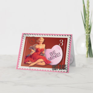 Candy Heart BeMine ! Carte de Saint-Valentin KItsc