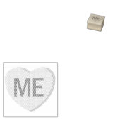 Candy Heart - IK Rubberstempel (Gestempeld)