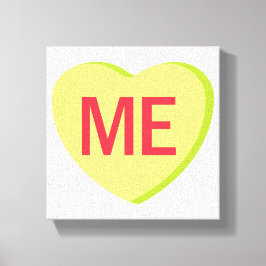 Candy Heart - ME Canvas Afdruk