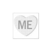 Candy Heart - ME Rubberstempel (Afrduk)