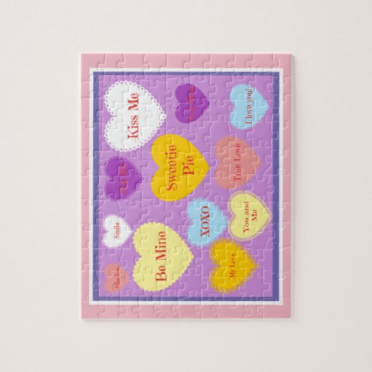 Candy Heart Puzzle (Vertical)