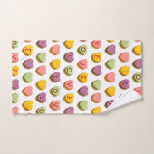 Candy Hearts Amour Motif (Serviette à main)