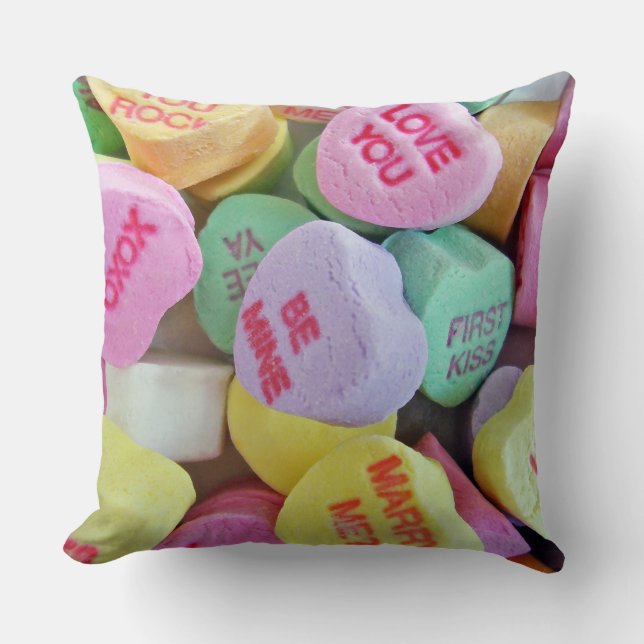 Candy Hearts Coussin (Recto)