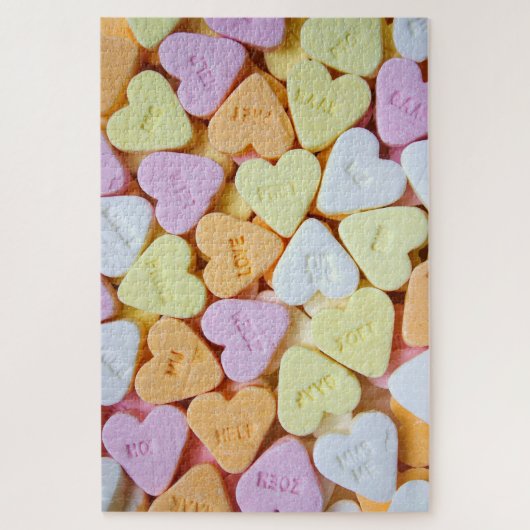 candy hearts puzzle (Vertical)
