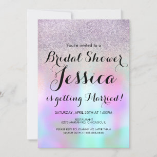 Candy Ink Vloeibare Marmer Glitter Bruiloft Kaart