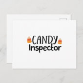 Candy inspector briefkaart (Voorkant / Achterkant)