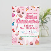 Candy Invitation Anniversaire La Première Partie (Debout devant)