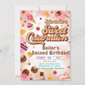 Candy Invitation Anniversaire La Seconde Partie (Devant)