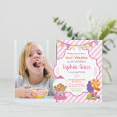 Candy Invitations d'anniversaire | Soirée shopping (Debout devant)
