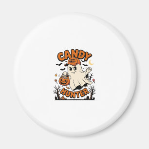 Candy Jager Halloween Geest Pompoen Emmer_1 Magneet