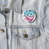 Candy Kleur Roos Ronde Button 5,7 Cm (In situ)