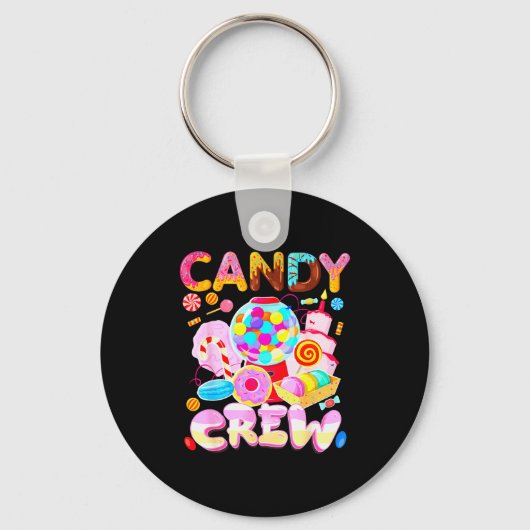 Candy Land Candy Crew Party Halloween Costumes Adu Sleutelhanger (Voorkant)