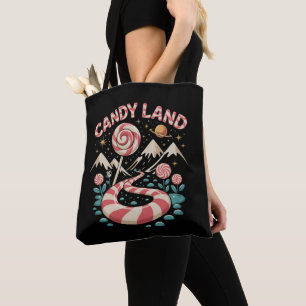 Candy Land Cane Kerstmis Kerst Familie Vakantie Draagtas