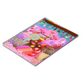 Candy Land Fantasy Cupcakes & Sweet Candy Thema Notitieboek (Linkerzijde)