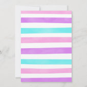 Candy Land Invitation d'anniversaire (Dos)