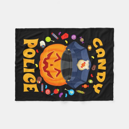 Candy Lice Halloween Party Costume Security Funny  Fleece Deken (Voorkant (Horizontaal))