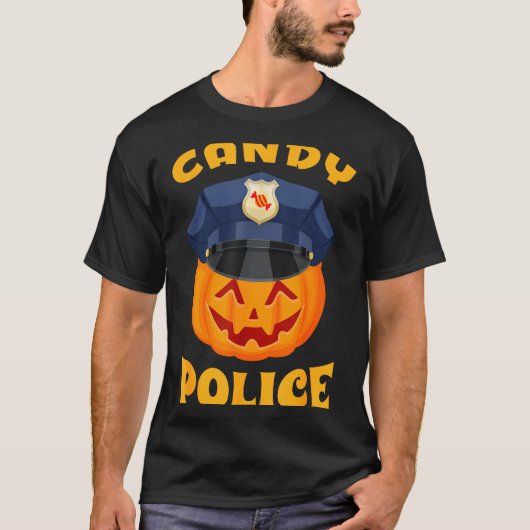 Candy Lice Halloween Party Trick Or Treat Security T-shirt (Voorkant)