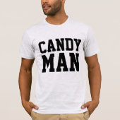 CANDY MAN, T-shirts Drôle Hommes (Devant)