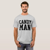 CANDY MAN, T-shirts Drôle Hommes (Devant entier)